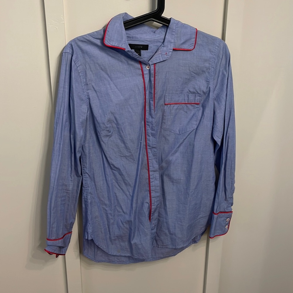 J crew pajama style button down